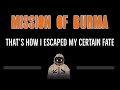 Mission Of Burma • That&#39;s How I Escaped My Certain Fate (CC) 🎤 [Karaoke] [Instrumental Lyrics]