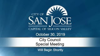 OCT 30, 2019 | City Council Special Meeting
