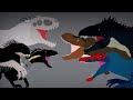hybrids vs Apexs | Giga, Spino and rexy vs indom, scorpius and indoraptor | Dino Battle | Animation 