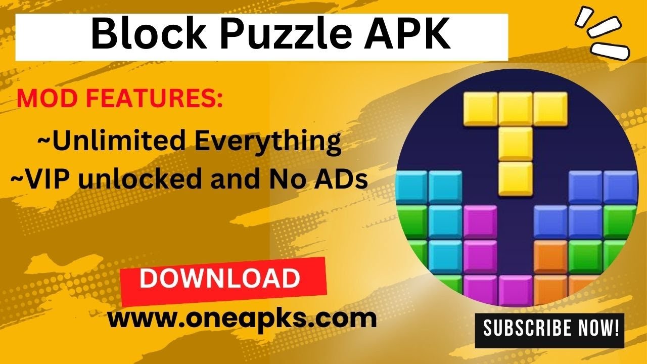 Block Puzzle Mod APK 1.7.3 Unlimited Everything