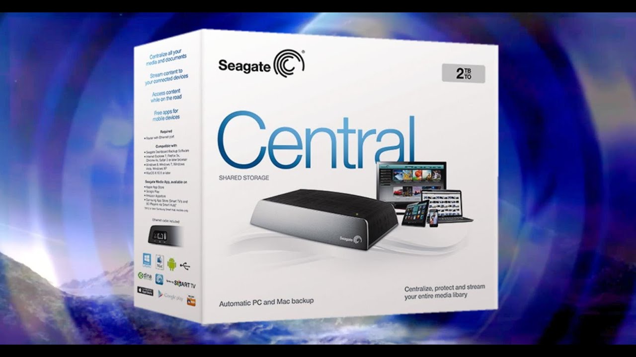 Seagate Central NAS Hard Drive, Unboxing, Setup & Review - YouTube