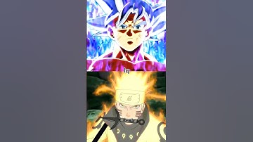 Mui Goku vs Six Paths Naruto|#Amv #DragonBall #Naruto|Fax or cap|I respect both anime|