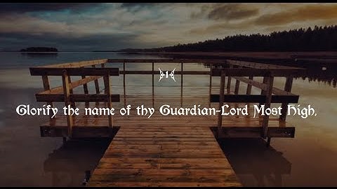 87 Surah Al-A'laa  الأعلى‎ سورة ("The Most High") by Mishary Rashid Alafasy - Abdullah Yusuf Ali