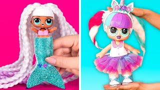 Transform Your L.O.L  Doll Into A Beautiful Mermaid and Unicorn