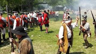 French and Indian war encampment 2018, French Sortie. Old Fort Niagara.