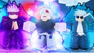 I Used EVERY GOJO MOVESET in EVERY Roblox Battlegrounds GAME...