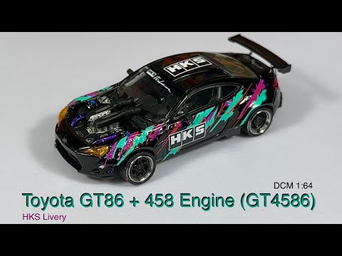 セール DCM 1/18 トヨタ GT4586 1/18 Toyota GT4586 Ferrari Engine Super Modificat Diecast