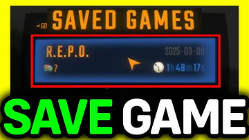 HOE JE EEN REPO-SPEL OPSLAAN (ALLE VOORTGANG OPSLAAN)