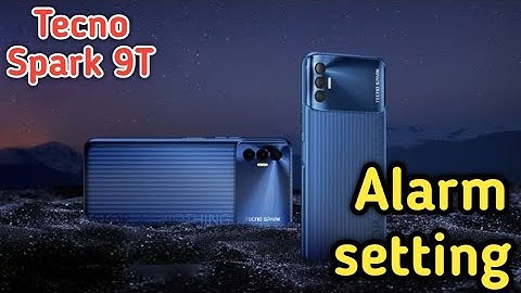 How To Set Alarm In Tecno Spark 9T, Alarm Setting In Tecno Spark 9T