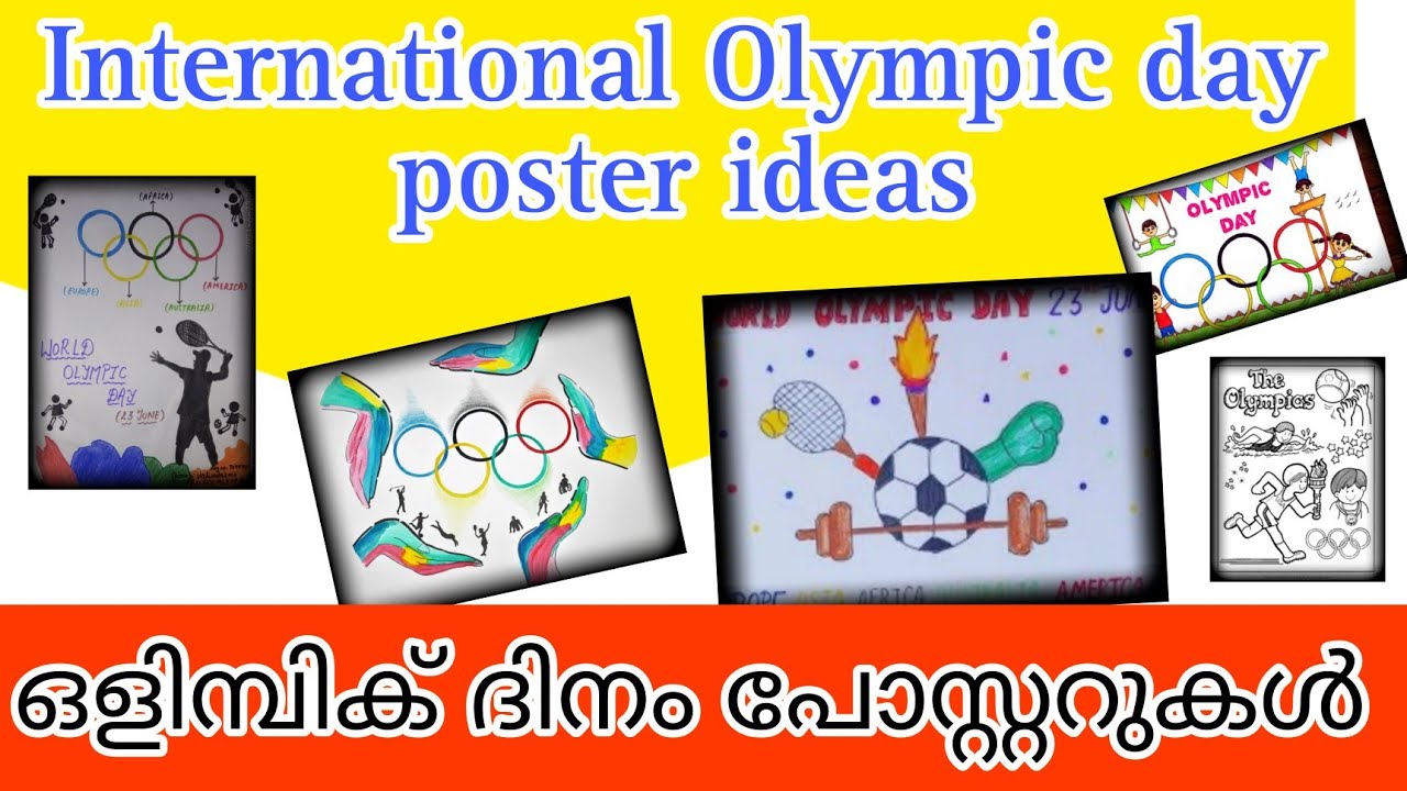 international olympic day poster Olympic day poster drawing Olympic
