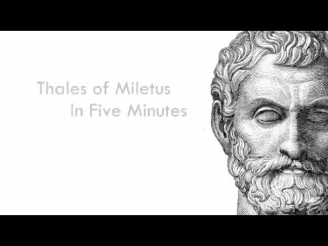 पांच मिनट में मिलेटस के थेल्स - पूर्व-सुकराती दार्शनिक