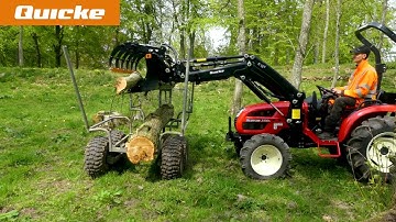 Front loader implements for compact tractors: Multigrab C