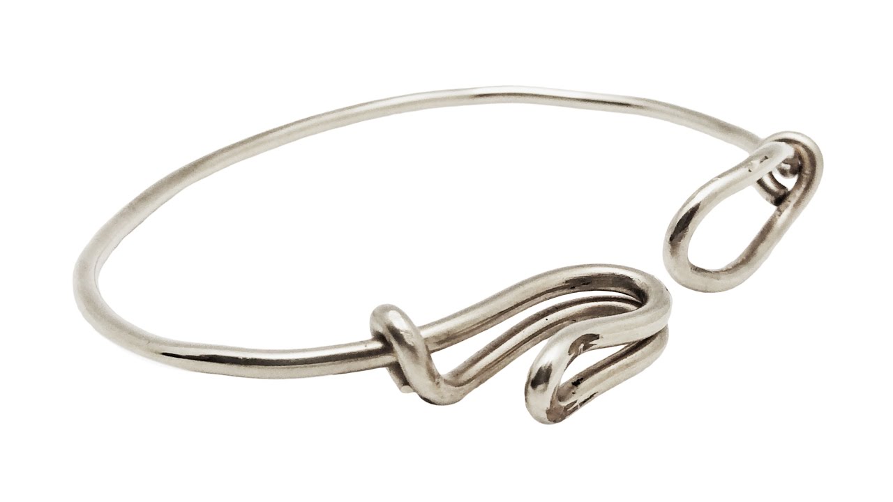 How to make this Sterling Silver Hook and Eye Wire Wrapped Bracelet 