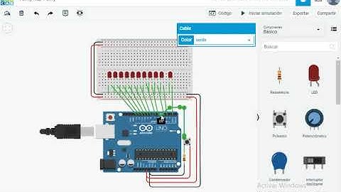 CIRCUITO 5: Presionar un botón y generar tres secuencias de luces.