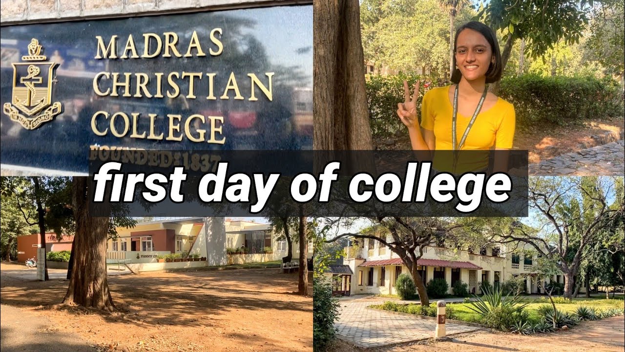 FIRST DAY Of College Vlog in Person Madras Christian College YouTube madras-medical-college-hostel-tour-tamil-nadu-chennai-mmc-youtube