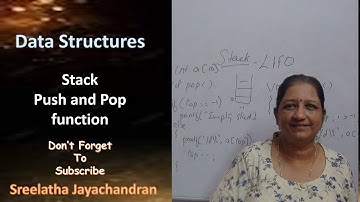 DS- 12 Data Structures- Stack Push and Pop function|For KTU ,BCA and MCA students |Malayalam|