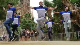 اجرای رقص آذربایجانی بسیار زیبا در شهر بارسلونای اسپانیا + ویدئو