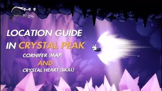 Hollow Knight - Crystal Peak Location Guide (Map/Cornifer and Crystal Heart/Skill)