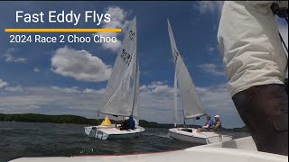 'Fast Eddy Flys'  Full Race 2 of the 2024 Flying Scot Choo Choo Regatta