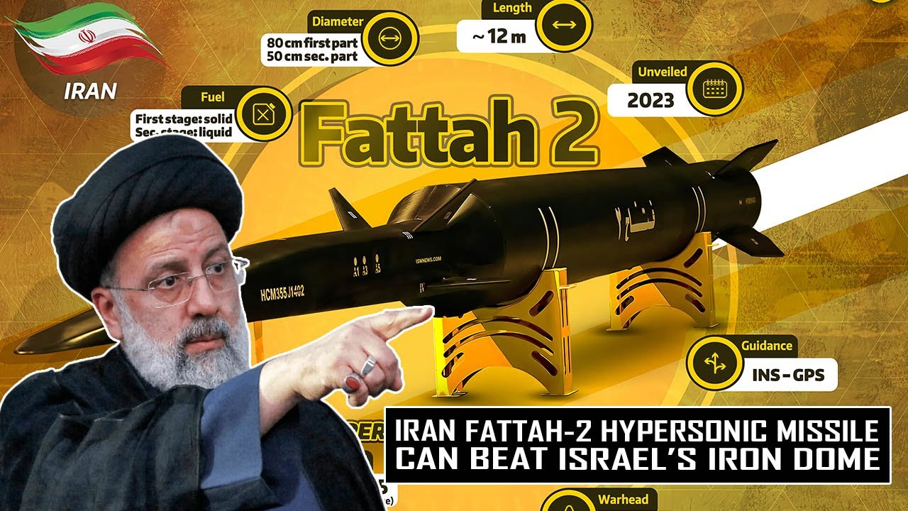 Iran Fattah2 hypersonic missile capable of beating Israel’s Iron Dome