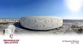 Official AI Thumama Stadium Construction: 4K Time-Lapse, FIFA World Cup 2022