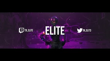 "Elite" Twitter Header Speed Art | Photoshop