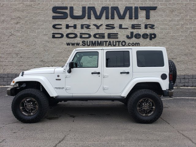 2016 LIFTED JEEP WRANGLER 4 DOOR UNLIMITED 75TH ANNIVERSARY WALK AROUND  REVIEW SOLD! 9830 SUMMITAUTO - YouTube