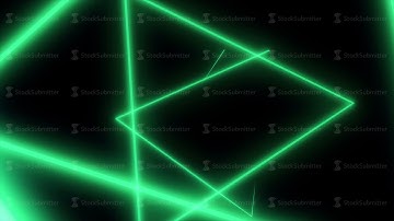 Abstract background with neon triangles. Seamless loop. Neon Grid Square Loop Background. Abstract