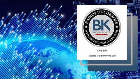 KNG 500: KeyPad Programming