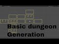 Concept of a simple dungeon generation algorithm