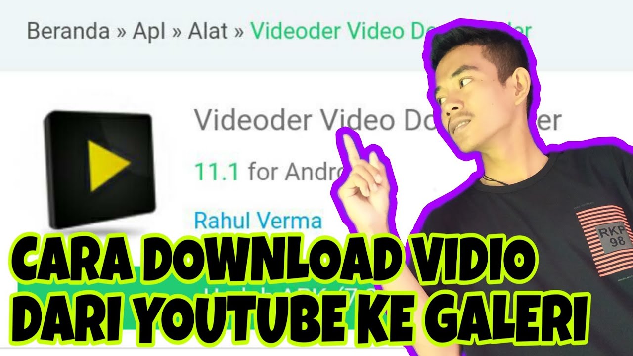 CARA MENDOWNLOAD VIDIO DARI YOUTUBE - YouTube