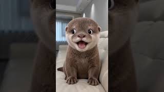 #拟人水獭 #水獭表情包 #可爱到犯规