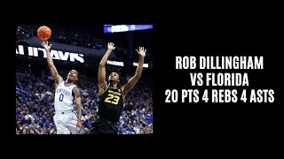 Rob Dillingham vs Florida (20 PTS 4 REBS 4 ASTS 1 STL) 1/31/24