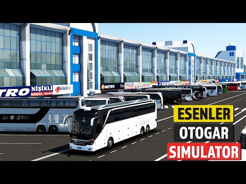 1:1 Ölçekte İstanbul Esenler Otogarı! Yüzlerce otobüs ve peron ETS 2'de...