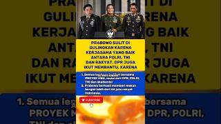 2 Alasan Prabowo Sulit Digulingkan⁉️#purbaya #dpr #tni #polri #shorts #fyp #short #viral #trending