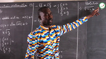 Cours - Première - Mathématiques : Inéquations irrationnelles