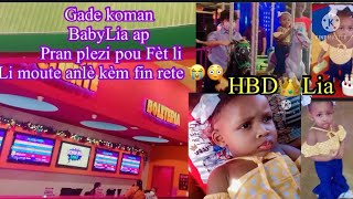 Koman Lia te pase Fèt li  HBD anpil plezi mw mennenl soti al moute jwèt kèm fin rete 