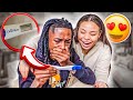 Leaving Out A POSITIVE PREGNANCY TEST! (cute reaction)