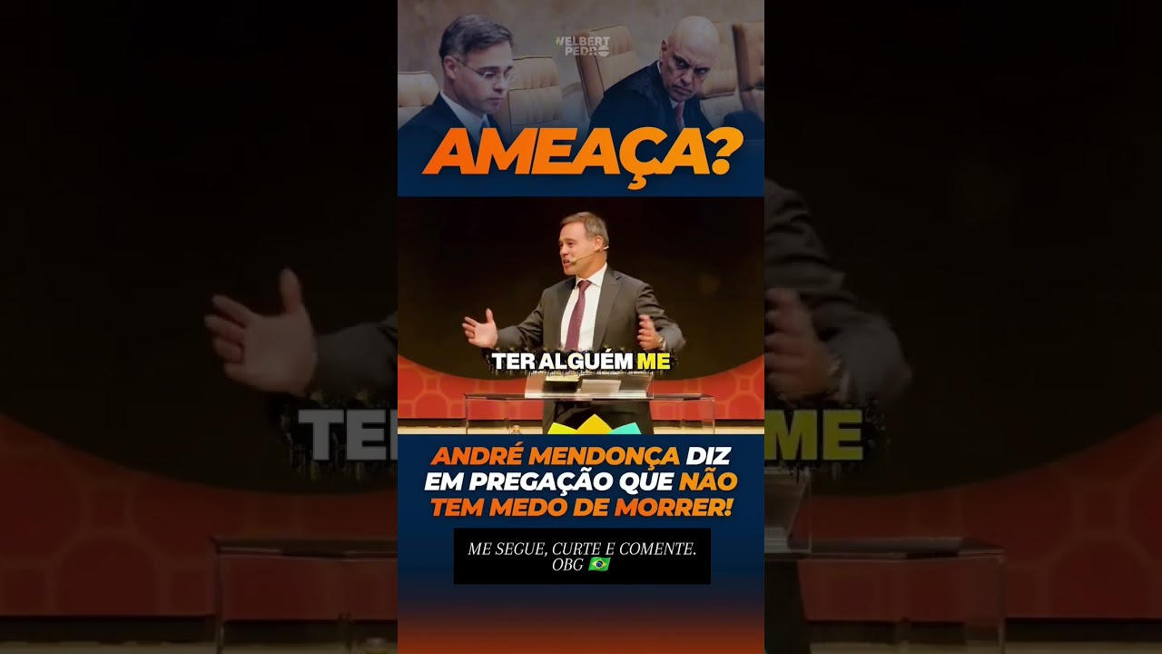 ANDRÉ MENDONÇA, HOMEM DE HONRA USADO POR DEUS! 