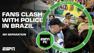 ‘They HAVE to separate fans and they didn’t’ - Vickery on the incident in Brazil | ESPN FC
