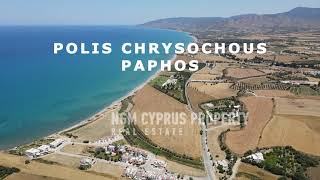 Beachfront field for sale in Polis Chrysochous, Paphos