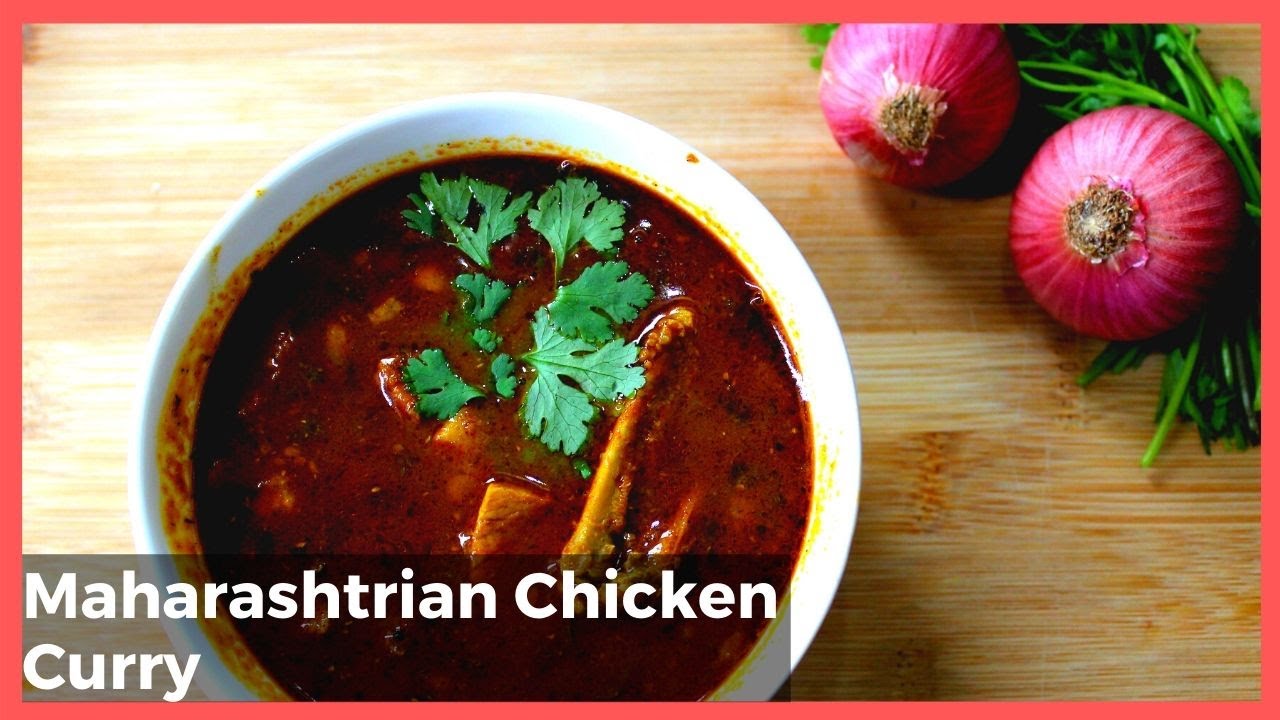 Maharashtrian Chicken Curry Recipe The FitFood Channel Less oil Recipe YouTube