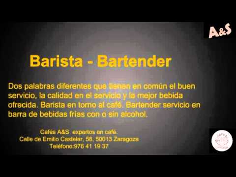 camarero barista