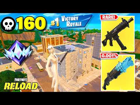 160 Elimination "RANKED RELOAD” Gameplay Wins (Fortnite Chapter 7 PS5 Controller)