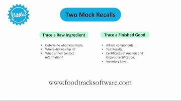 Traceability with Vittles