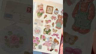 Aww the love letter Bear Diary’s stickers! 💌