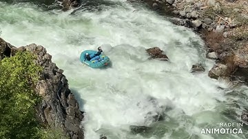 class 5 rafting Cal Salmon 2021 @ 4.1 feet