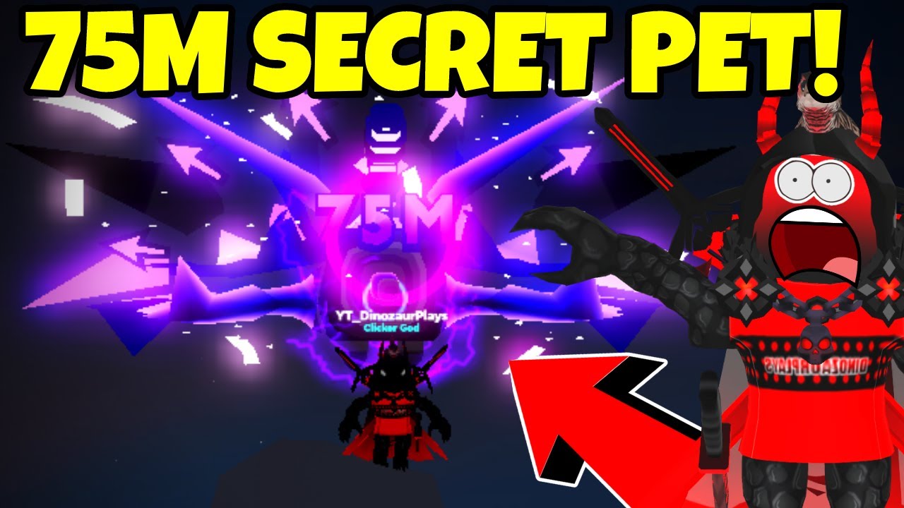 NEW 75M SECRET VORTEX FURY IN ROBLOX CLICKER SIMULATOR