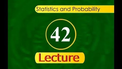 The F-Distribution | Statistics and Probability | STA301_Lecture42