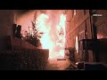 ARCHIVE: North Hollywood: Bystanders Evacuate Residents Before Fire Crews Arrive to Large Fire.